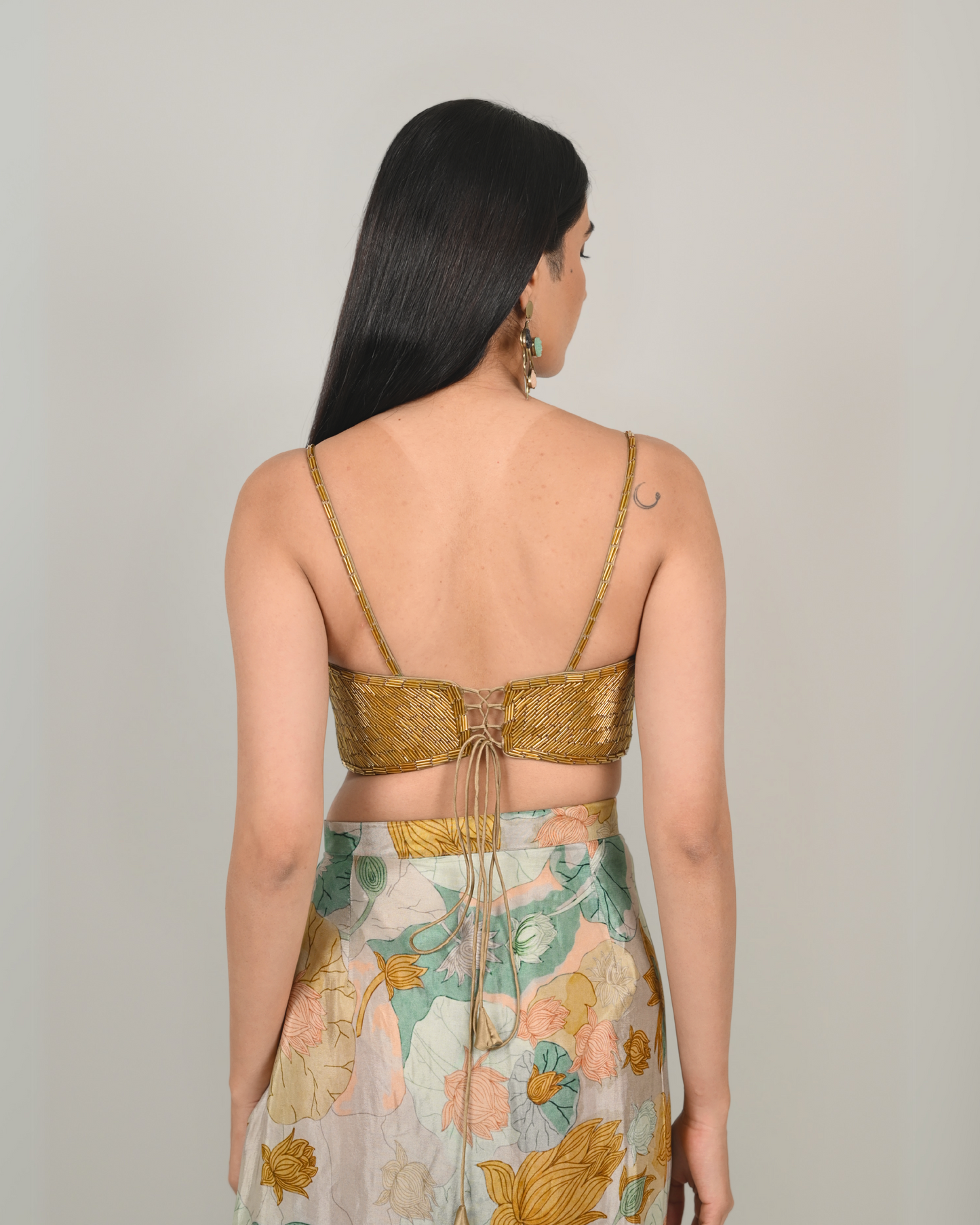 Blouse - Copper, Cutdana Handwork