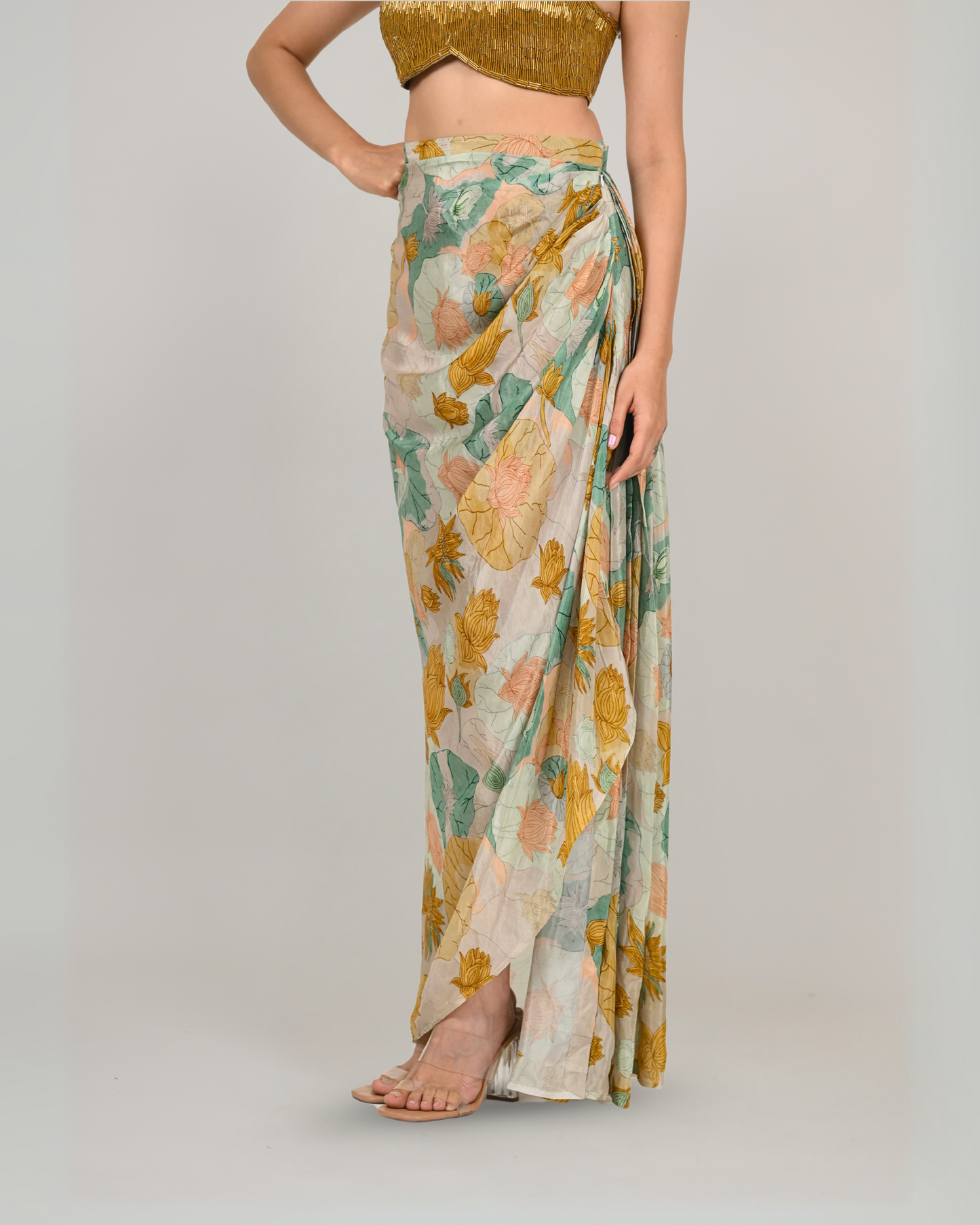 Drape Skirt and Blouse - Daisy Set
