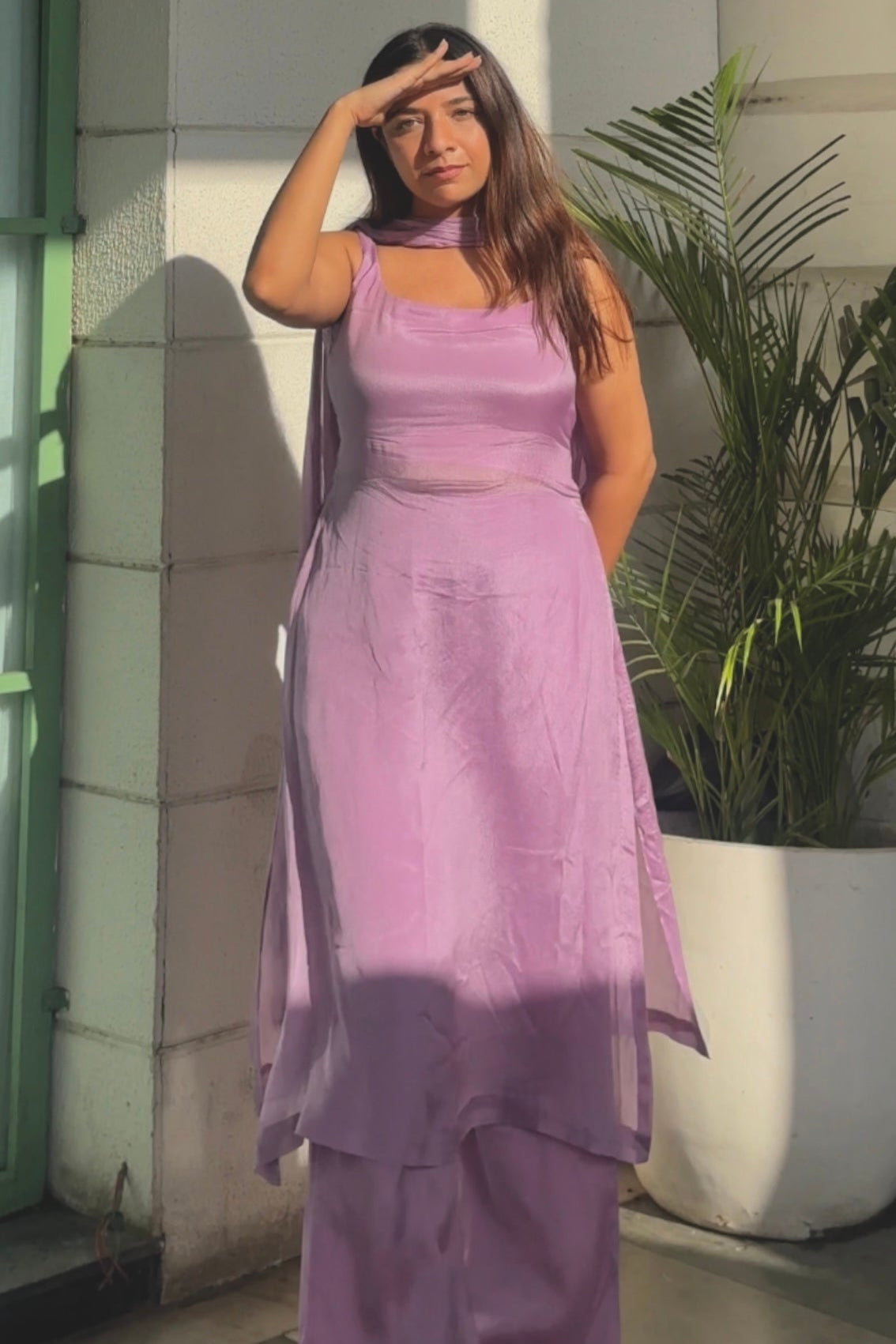 Reema Set : Lavendar Suit