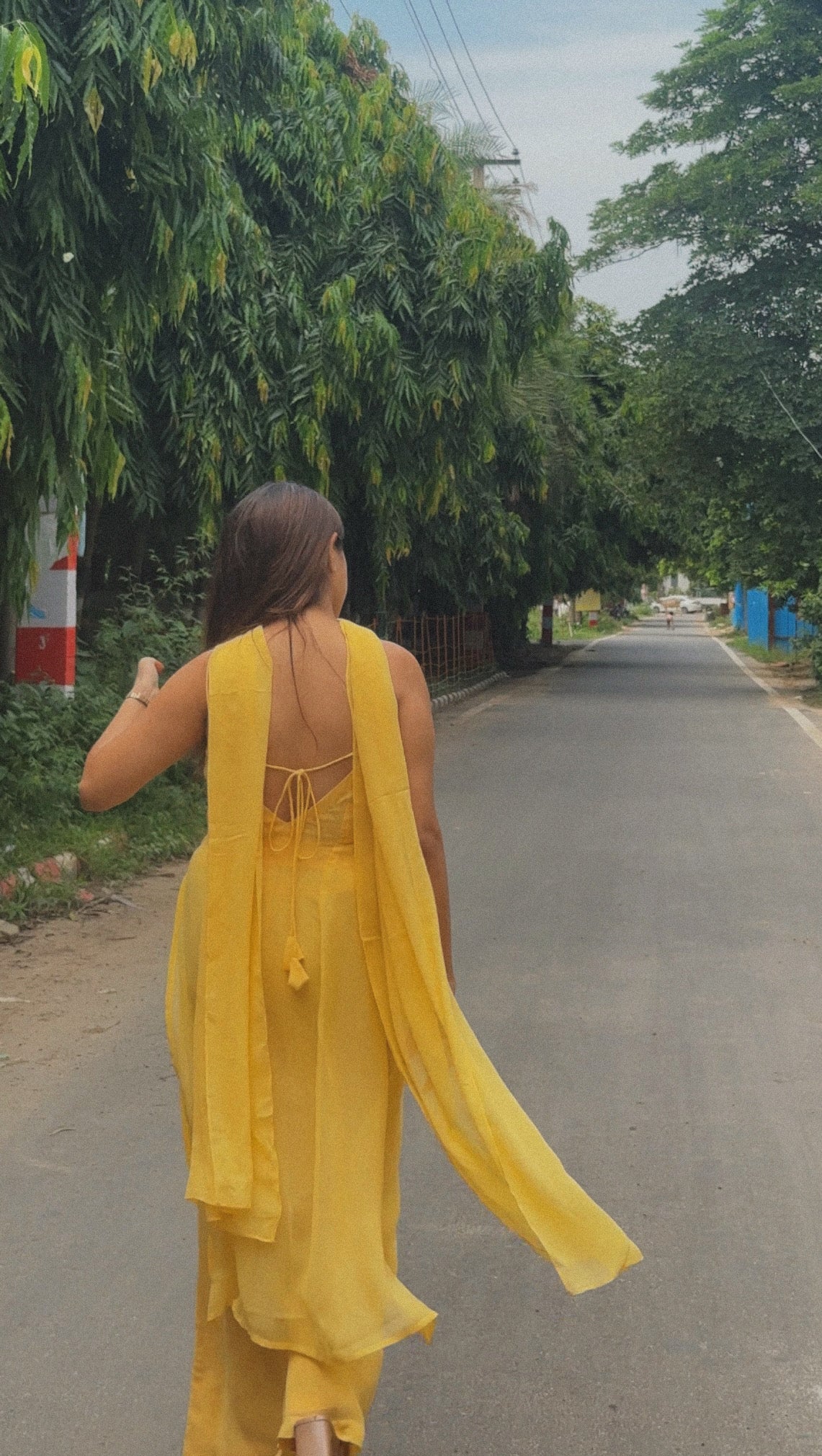 Nisha Suit : Butter Yellow Set
