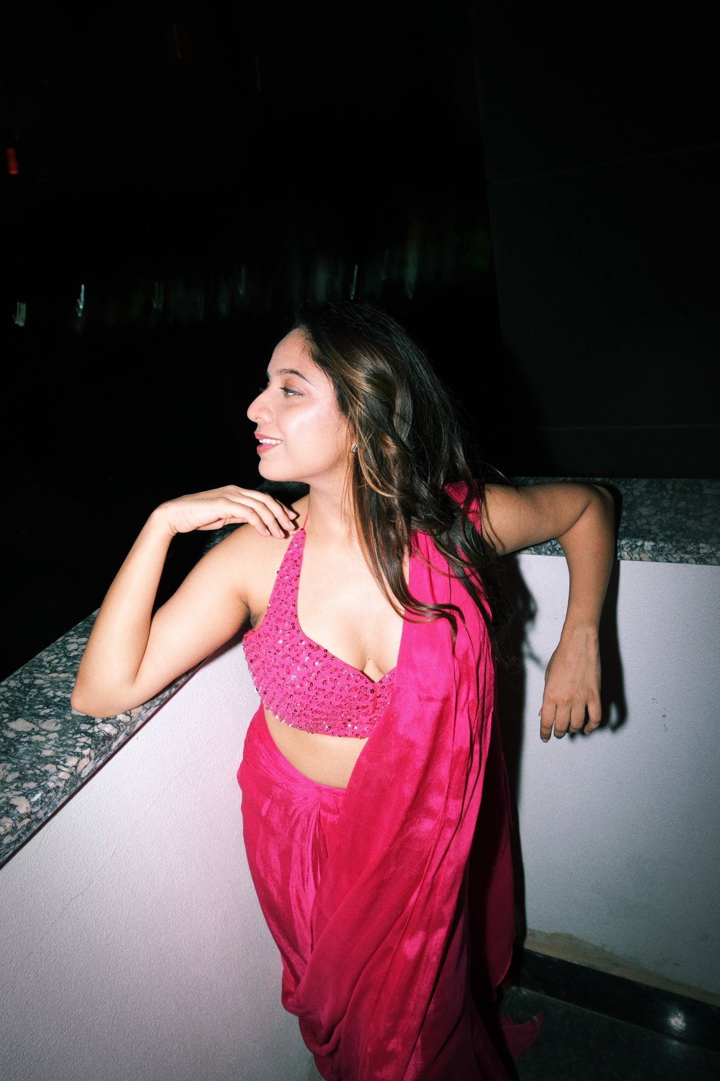 Rani Saree (with unstitched blouse)
