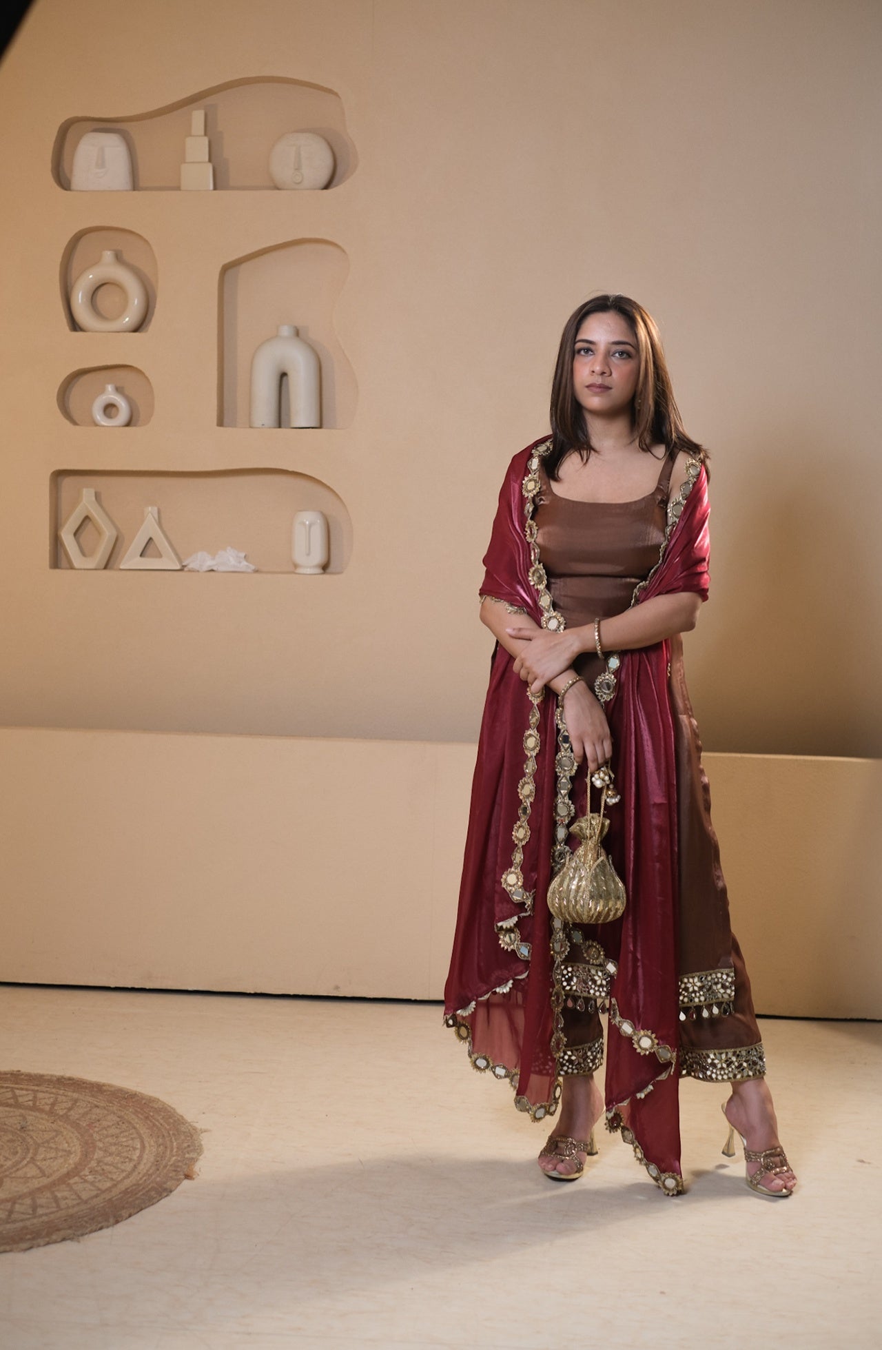 Traditional Suit - Sunehri Set