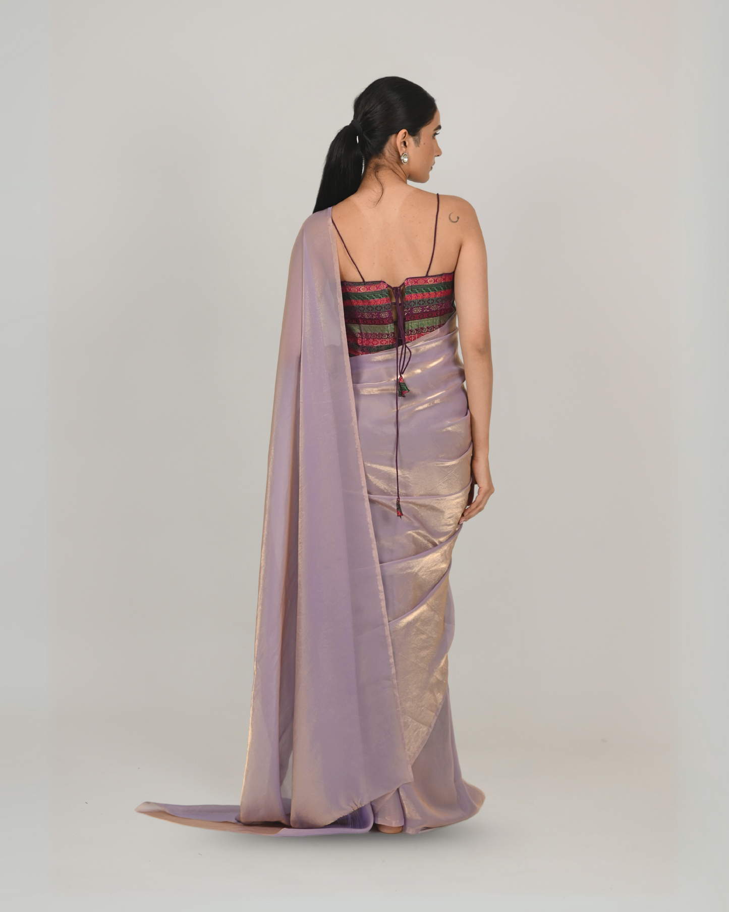 Corset Blouse - Banarsi, Multi-colored