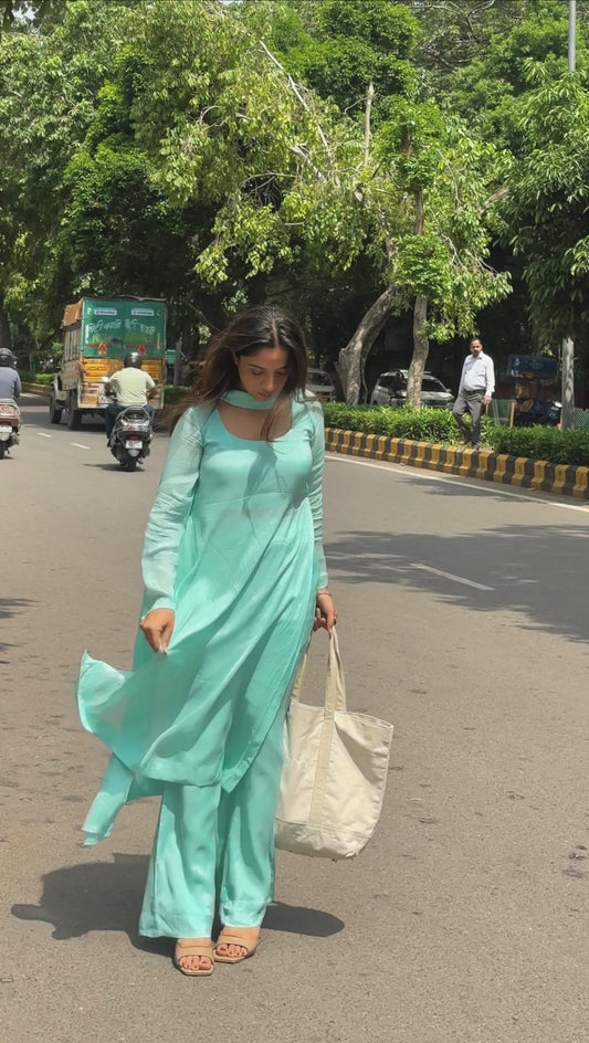 Chandni Suit : Powder Blue Set