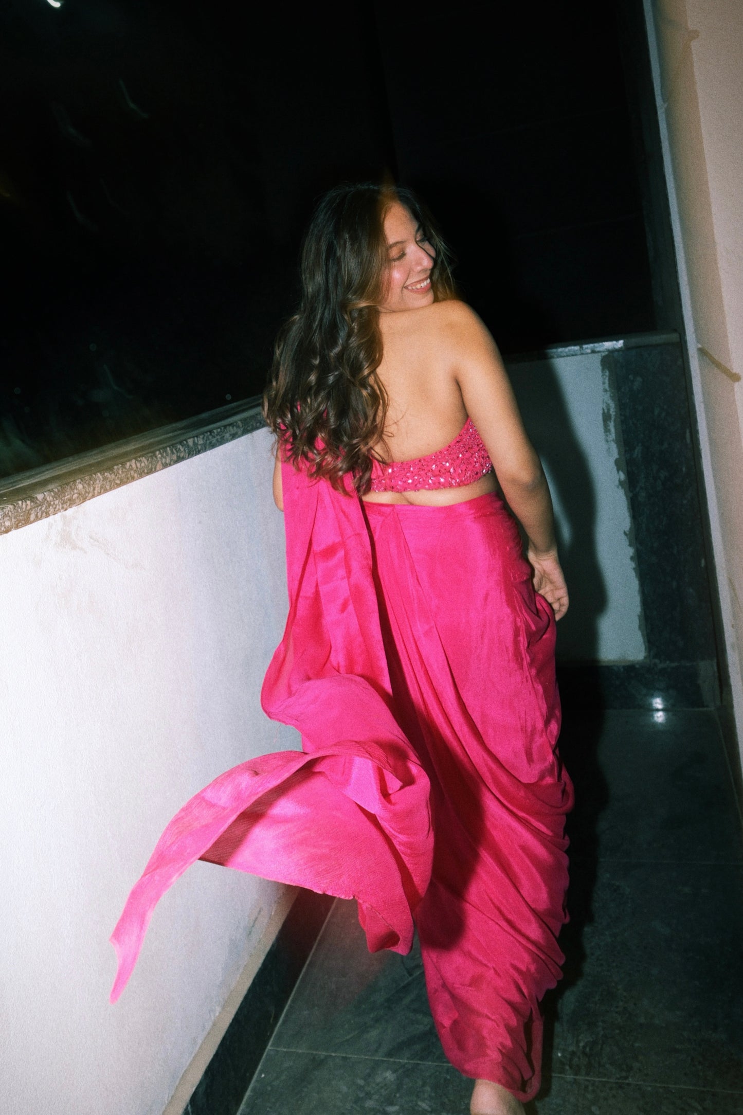 Rani Saree (with unstitched blouse)