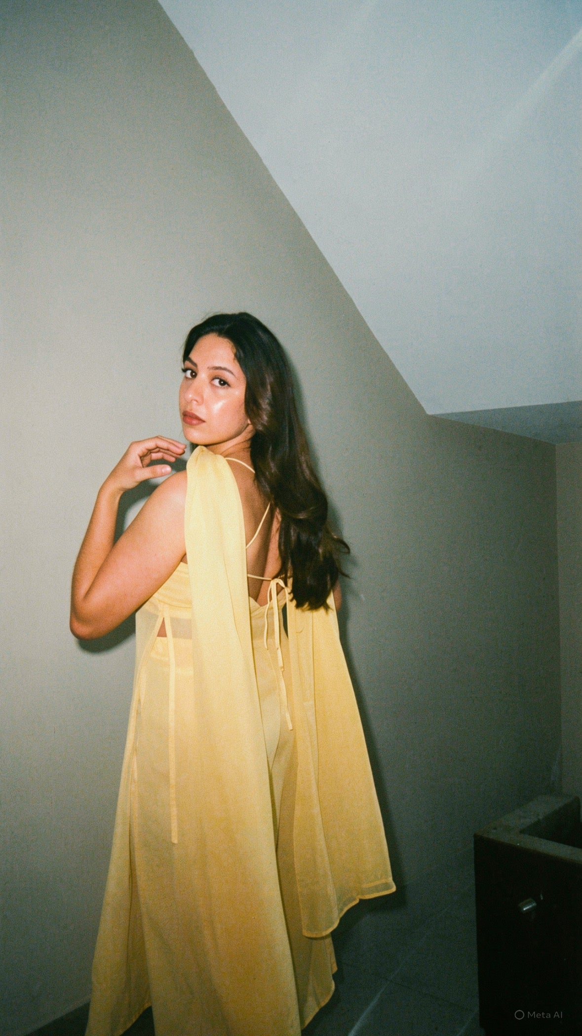 Nisha Suit : Butter Yellow Set